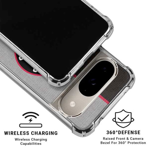 NBA Toronto Raptors Split Canvas Google Pixel 10 Clear Case